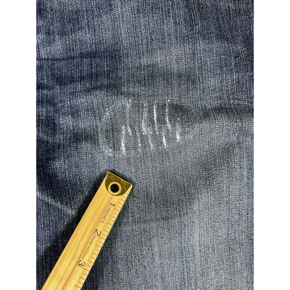 Rock & Republic Roth Flare Leg Blue Denim Jeans Med Wash Size 38x33 USA *picture - Picture 2 of 12